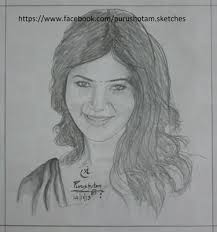 Pencil Sketch Samantha Ruth Prabhu Pencil Sketch Color Pencil Drawing Pencil Shading