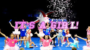 Football and cheerleader gender reveal. Gender Reveal Cheerleading Style Youtube