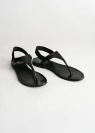 Black Ankle Strap Sandals Flat Pdp Black Sandals Flat T Strap Sandals Square Toe Leather Boots