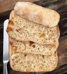 Dough From Previous Post Turned Into Ciabatta Crispy Outside And So Soft An Yummy Inside Recipe As Always Below For 1 Lo Recipes Food And Drink Food