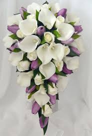 Bouquet Tulip And Calla Flower Bouquet Wedding Silk Wedding Bouquets Wedding Flowers Tulips