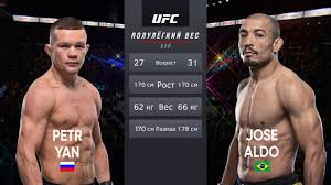 Petr Yan Protiv Zhoze Aldo Boj V Ufc Ufc 251 Youtube