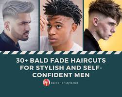It is a design that men use to spice up the appearance of their hairdos on the sides instead of just making them short. Bald Fade Haircuts For Men