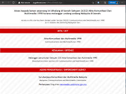 Akta komunikasi dan multimedia 1998), is a malaysian law which enacted to provide for and to regulate the converging communications and multimedia industries. Mcmc Blocks Sugarbook For Violating Communications And Multimedia Act 1998 Laptrinhx News