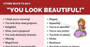 She'll look so beautiful in white. You Look Beautiful 45 Cute Ways To Say You Look So Beautiful Love English