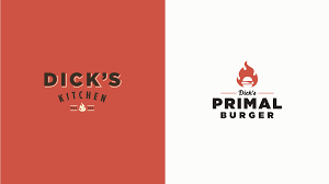 Dick's Kitchen and Primal Burger Branding