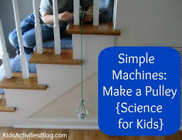 You now have a basic but effective shoulder pulley system you can use at home. Simple Machines Make A Pulley Science For Kids Simple Machines Science For Kids Science Activities For Kids