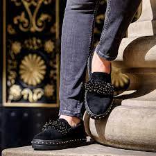 Ilia Black Suede Shoes From Moda In Pelle Uk