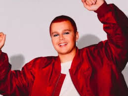 James Newman and Eurovision 2020 songwriters Ed Drewett, Adam Argyle, Iain  James