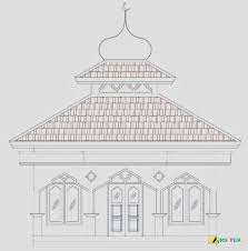 Selanjutnya ini adalah contoh desain rumah dengan 2 lantai yang memiliki 3 kamar tidur dapur dan 2 kamar mandi gambar desain rumah 6×6 13. Desain Masjid Minimalis Sederhana Nusagates
