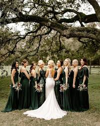 Theiacouture Theiacouture Instagram Photos And Videos Emerald Bridesmaid Dresses Dark Green Bridesmaid Dress Green Bridesmaid Dresses