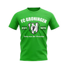 Old, original fc groningen football shirts from seasons gone by. Fc Groningen Etabliert Fussball T Shirt Grun Fruugo Lu
