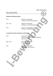 Check spelling or type a new query. Die Zeugnisubersicht Zur Initiativbewerbung Muster