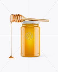 Download Honey Jar With Spoon Mockup Front View In Jar Mockups On Yellow Images Object Mockups Honey Jar Jar Mockup Free Psd