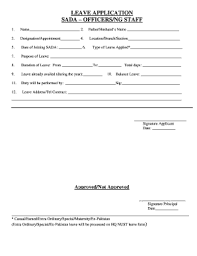 Get the afcat registration from this article. Fillable Online Leave Application Form For Staff Fax Email Print Pdffiller