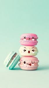 Download Funny Fond Ecran And Macaron Image Fond D Ecran Gateau Kawaii For Desktop Wallpaper Iphone Cute Download Cute Wallpapers Cute Wallpaper For Phone