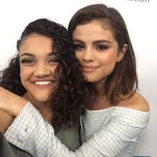 Selena Gomez and Benny Blanco at the Lakers game.