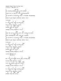 G em demi kebahagiaan am d kamu yang aku sayangi. Chord Lagu Armada Aku Rela Pergi Pagi Pulang Pagi