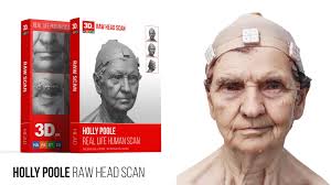 Holly Poole Raw 3D Head Scan by 3d-sk