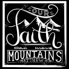 Getting knocked down in life is a given. Our Faith Can Move Mountains Inspirational And Motivational Royalty Free Cliparts Vectors And Stock Illustration Image 110006783