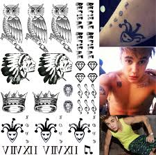 Never get your other half inked on you. Usd 6 85 Justin Bieber Tattoo Stickers Justin Bieber With Crown Clown Letter Tattoo Stickers Waterproof 181 Wholesale From China Online Shopping Buy Asian Products Online From The Best Shoping Agent Chinahao Com