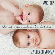Name Help: Twin Boys
