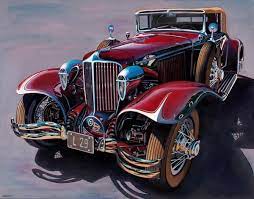 Lory Lockwood Automotive Fine Art Motorcycle Art Art Display Classic Cars Classic Cars Vintage Antique Cars