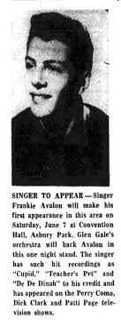 frankie avalon Concert & Tour History