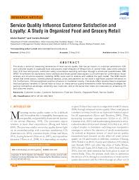 Thank you, it was a pleasure! Pdf Service Quality Influence Customer Satisfaction And Loyalty