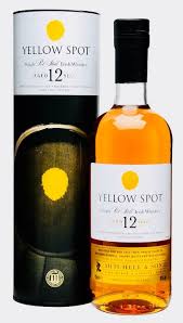 When a bottle of whiskey is made from a single batch it's called single malt. Yellow Spot 12 Year Old Ireland Irish Whiskey Whiskey Whisky
