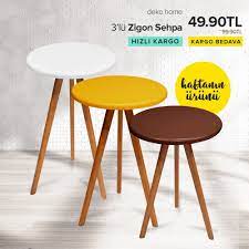 Modern, şık ve fonksiyonel özelliklere sahip dekorasyon, tamamlayıcı mobilya ve ev yaşam ürünleri uygun fiyat avantajı, ücretsiz iade ve taksit seçenekleriyle evidea'da! Deko Home 3 Lu Zigon Sehpa Sadece 49 90tl Ustelik Kargo Bedava Dekorazoncom Http Www Dekorazon Com Deko Home 3lu Zigon Ev Dekorasyonu Evler Dekorasyon