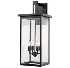 Millennium Lighting 2603 Pbk Powder Coat Black 4 Light 27 Tall Outdoor Wall Sconce In 2020 Millennium Lighting Outdoor Wall Sconce Outdoor Walls