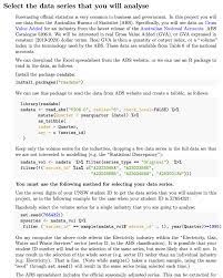 UNSW ECON2209 Assessment Project 2022 At the start of | Chegg.com