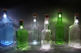 This Led Bottle Cork Turns Empty Bottles Into Lamps Bottle Lights Led Bottle Light Wine Bottle Diy