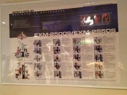 76 Symbolic Body Solid Exm 2500 Exercise Chart