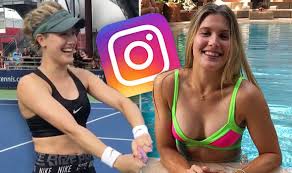 Daytona bike week 2017 wet t shirt contest at dirty harrys. Eugenie Bouchard The Tennis Player Posted A Sexy Wet T Shirt Video To Instagram Express Co Uk