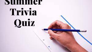 If you know, you know. An All About Summer Trivia Quiz Hobbylark