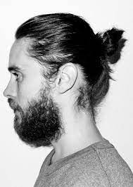 Butter My Man Bun Homme Barbu Style De Cheveux Barbu