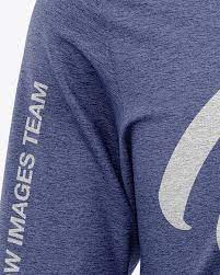 Download Men S Heather Lightweight Hoodie T Shirt Front View In Apparel Mockups On Yellow Images Object Mockups