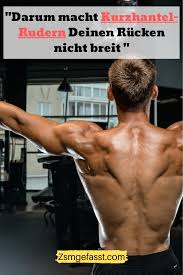 Dann ergreifst du ihn und führst die gleiche bewegung aus, wie bei den anderen varianten. Zusammenfassung Warum Kurzhantel Rudern Deinen Rucken Nicht Breit Macht Hantel Rudern Muskelwachstum