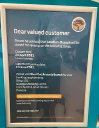 Check spelling or type a new query. Fnb Laudium Closure Due To Revamp Laudium Today Keeping Laudium Connected