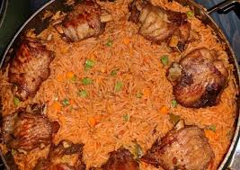 Jasmine rice is stewed in a spiced tomato and meat sauce in this easy and delicious recipe for jollof rice, a savory ghanaian dish. Steps Recipe Jollof Rice With Turkey Appetizing