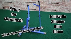 Louisville Slugger Blue Flame Pitching Machine