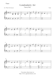 Sheet music arranged for piano/vocal/guitar in b minor (transposable). Free Easy Piano Sheet Music Arrangement Of The Melody Danny Boy Londonderry Air Free Printable Sheet Mu Sheet Music Easy Piano Sheet Music Piano Sheet Music