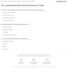 File type pdf my librarian is a camel comprehension release on with juvenile nonfiction categories. The Lucky Baseball Bat Quiz Worksheet For Kids Study Com