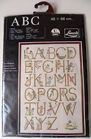 Dimensions alphabet birth record birth sampler cross stitch kit. Abc Lanarte Cross Stitch Kit Alphabet Sampler 33226 Buy Online In Cook Islands At Cook Desertcart Com Productid 45745534