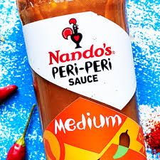 Soorce ( wp:nfcc#4) the logo may be obtained from nando's. Nando S Medium Peri Peri Sauce Packed With Spices Zest