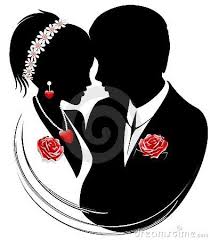 Weddings Married Couple By Bluedarkat Wedding Silhouette Wedding Anniversary Cards Silhouette Art