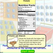 food label information and facts tutorial section