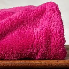 Flannel fleece throw blanket premium ultra soft sofa couch bed decor warm & cozy. Extra Fluffy Throw Blanket 24 Liked On Polyvore Featuring Home Bed Bath Bedding Blankets Hot Pink Pink Throw Blanket Throw Blanket Hot Pink Blanket
